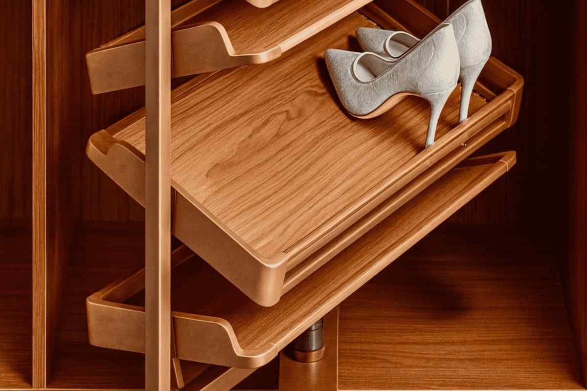 Rotating Shoe Rack